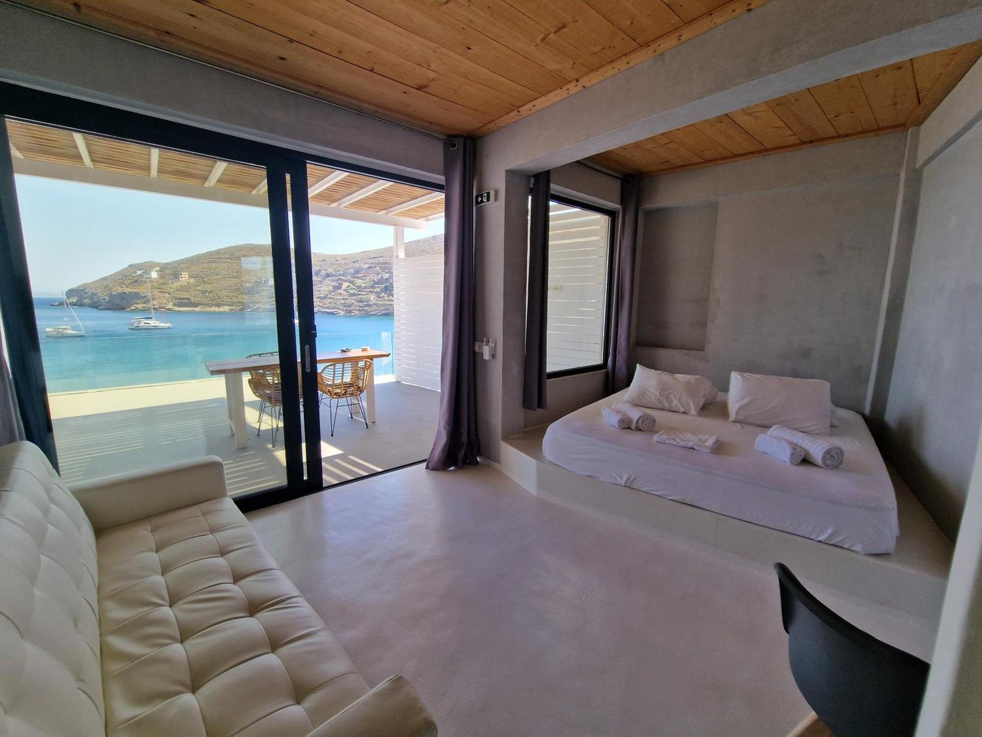 Spathi Beach Suites Kea Szoba fotó